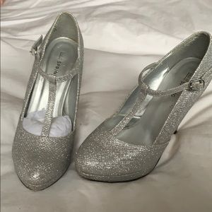 Silver heels